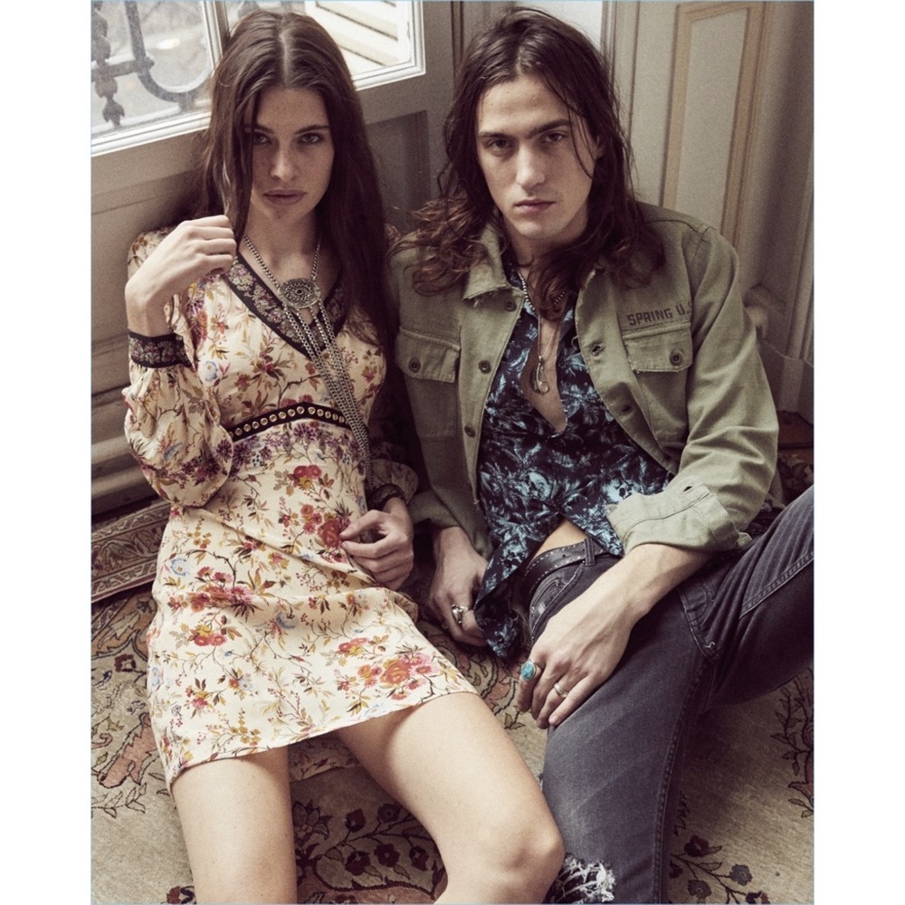 **RARE** The Kooples Sunrise Collection Bohemian Dress